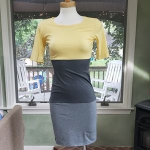 LulaRoe Colorblock Julia Dress